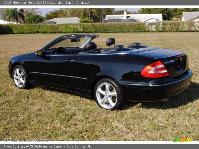 Black / Charcoal 2005 Mercedes-Benz CLK 320 Cabriolet