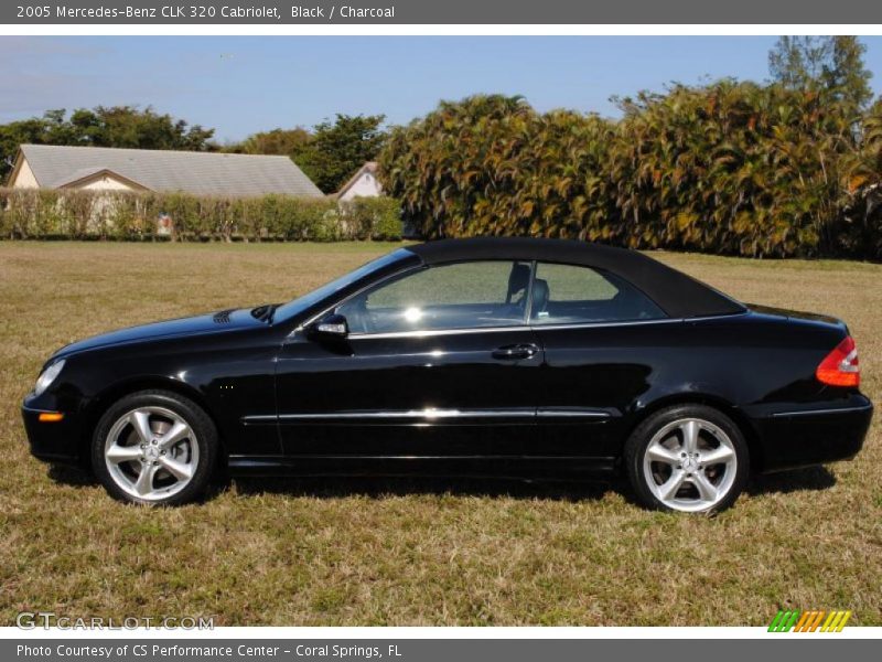 Black / Charcoal 2005 Mercedes-Benz CLK 320 Cabriolet