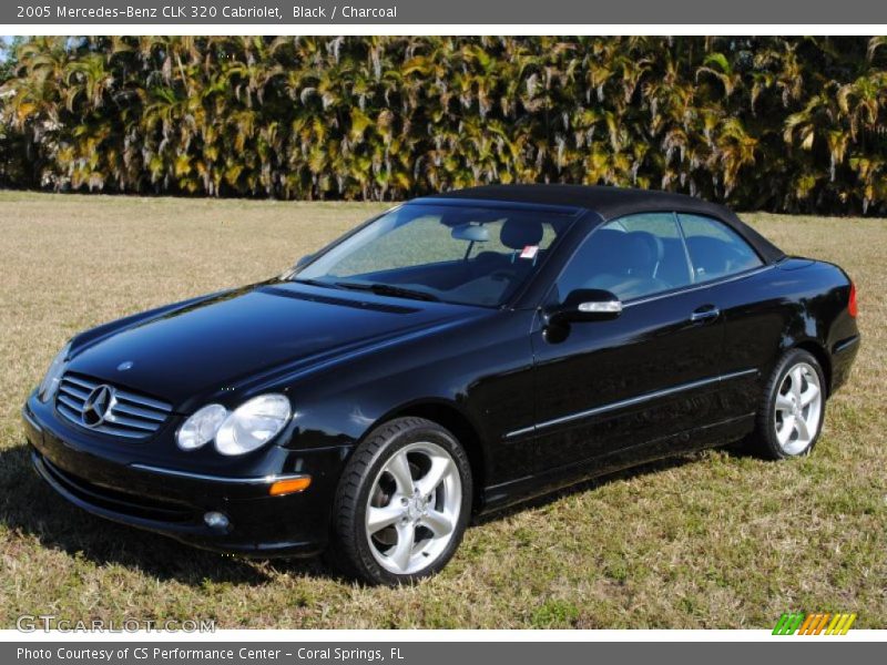 Black / Charcoal 2005 Mercedes-Benz CLK 320 Cabriolet