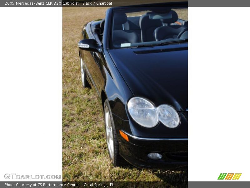 Black / Charcoal 2005 Mercedes-Benz CLK 320 Cabriolet