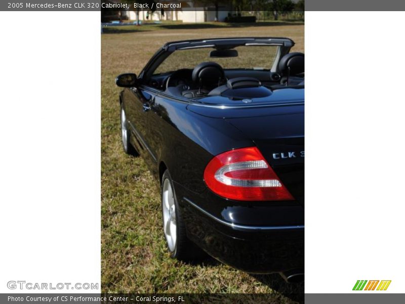 Black / Charcoal 2005 Mercedes-Benz CLK 320 Cabriolet
