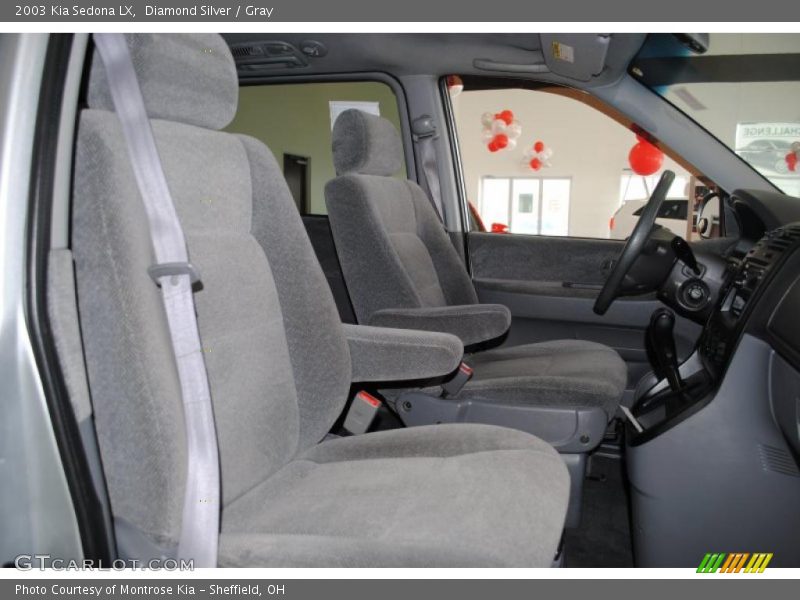 Diamond Silver / Gray 2003 Kia Sedona LX