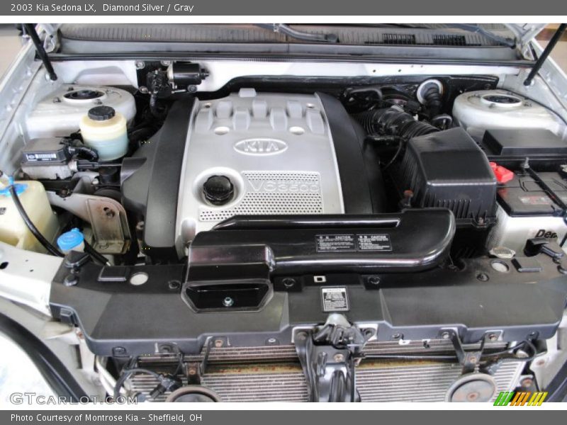 Diamond Silver / Gray 2003 Kia Sedona LX