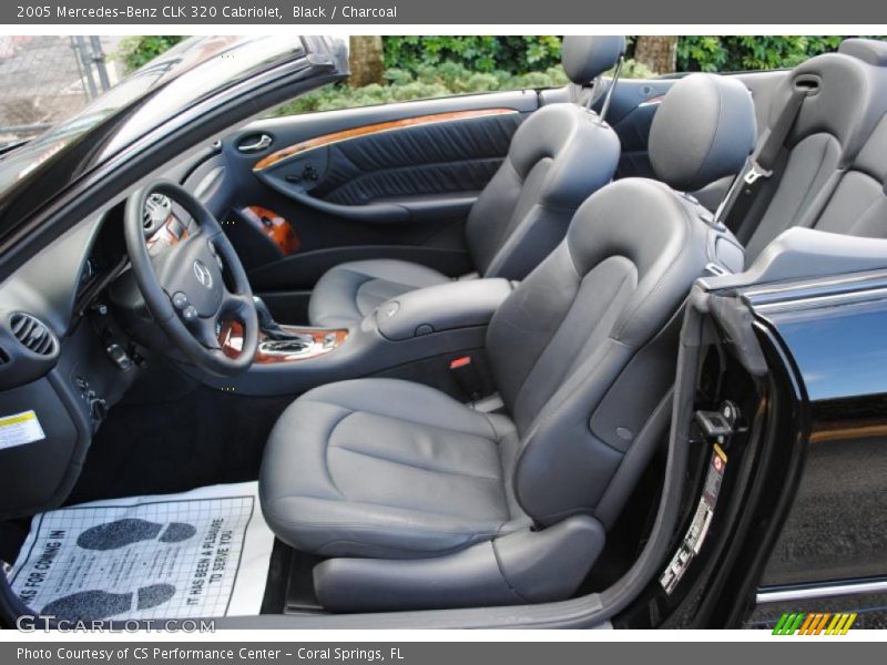 Black / Charcoal 2005 Mercedes-Benz CLK 320 Cabriolet