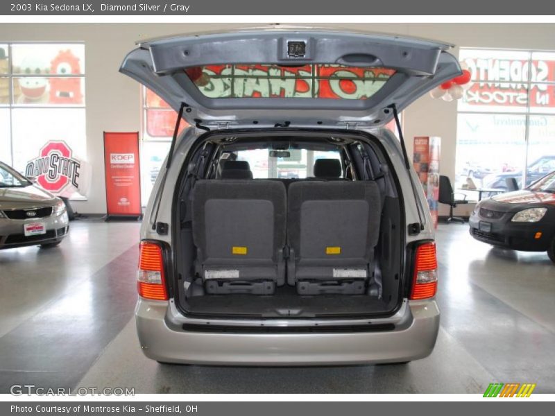Diamond Silver / Gray 2003 Kia Sedona LX