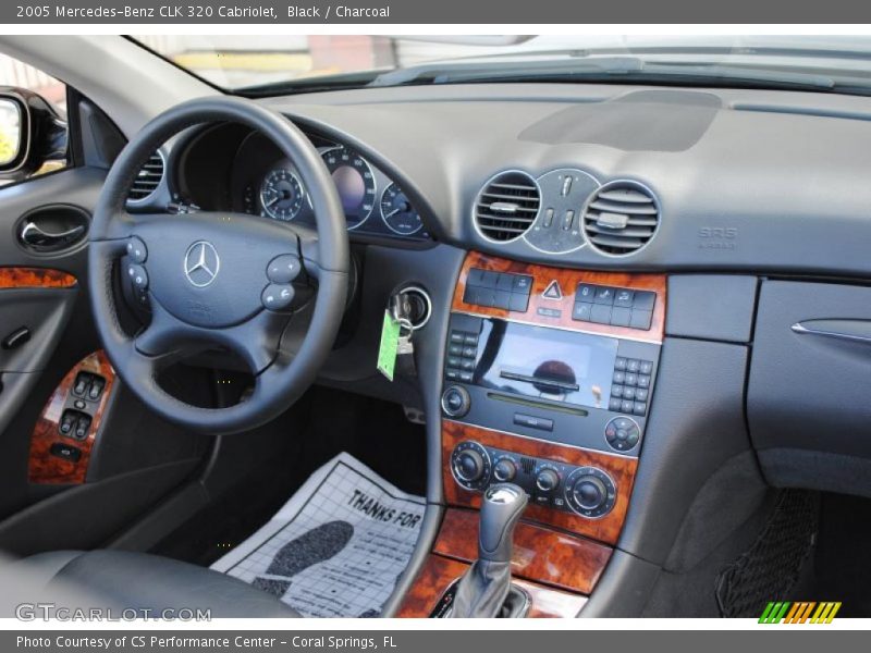 Black / Charcoal 2005 Mercedes-Benz CLK 320 Cabriolet
