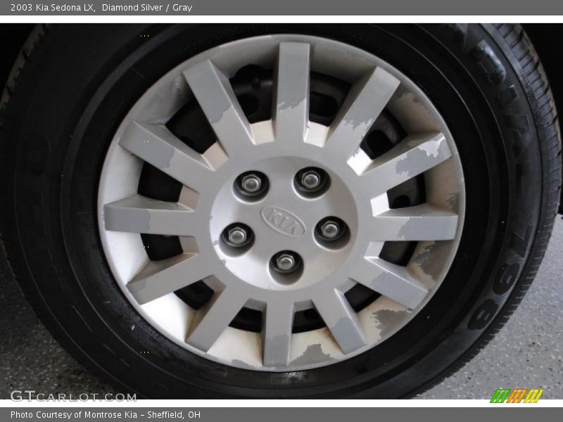 Diamond Silver / Gray 2003 Kia Sedona LX