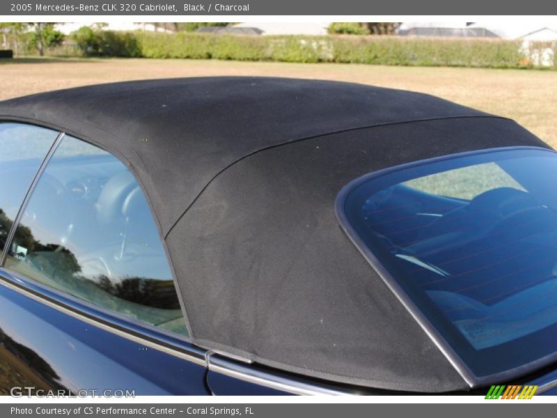 Black / Charcoal 2005 Mercedes-Benz CLK 320 Cabriolet