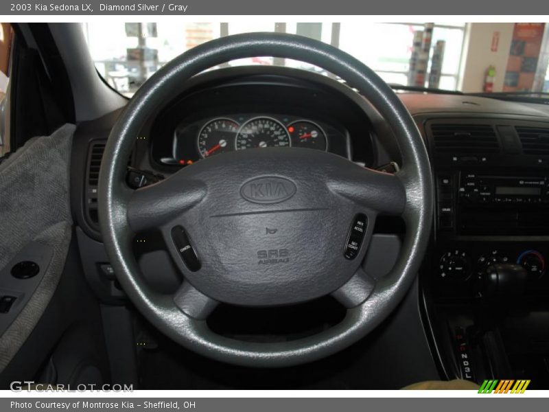 Diamond Silver / Gray 2003 Kia Sedona LX