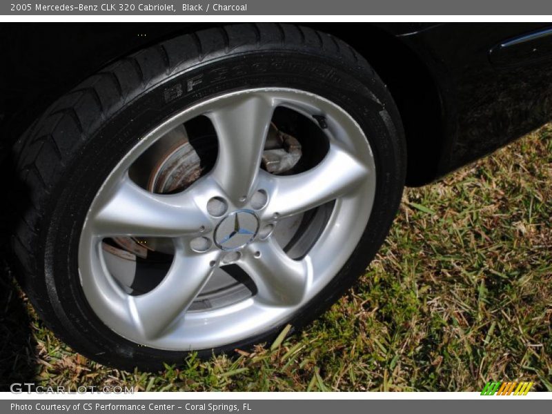 Black / Charcoal 2005 Mercedes-Benz CLK 320 Cabriolet