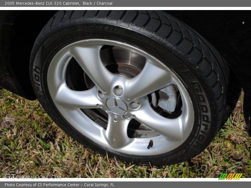 Black / Charcoal 2005 Mercedes-Benz CLK 320 Cabriolet