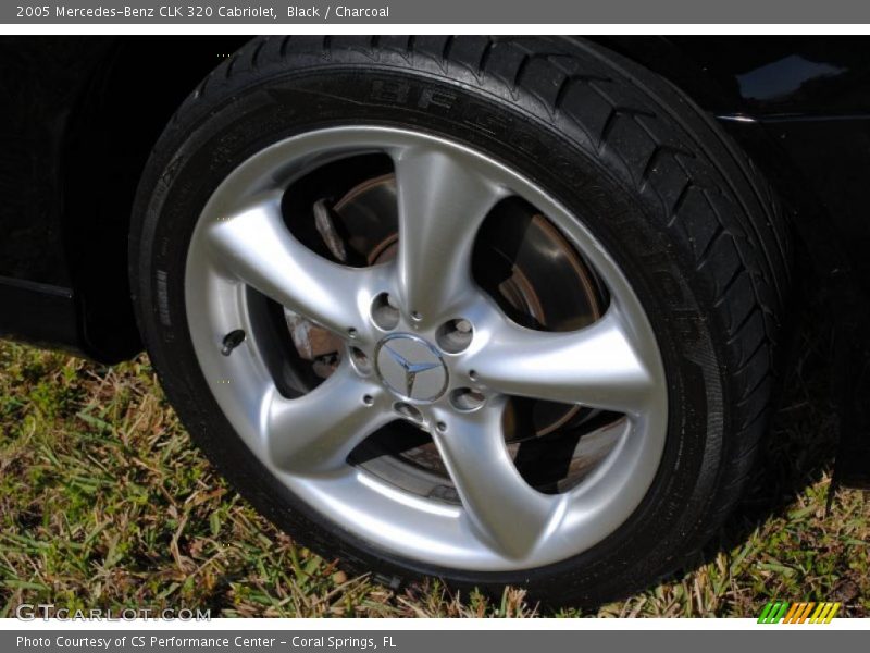 Black / Charcoal 2005 Mercedes-Benz CLK 320 Cabriolet