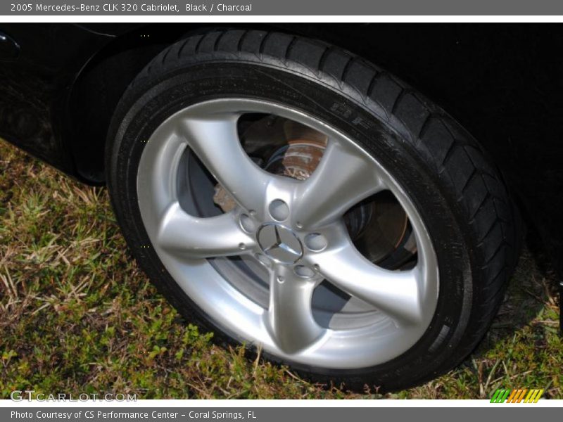 Black / Charcoal 2005 Mercedes-Benz CLK 320 Cabriolet