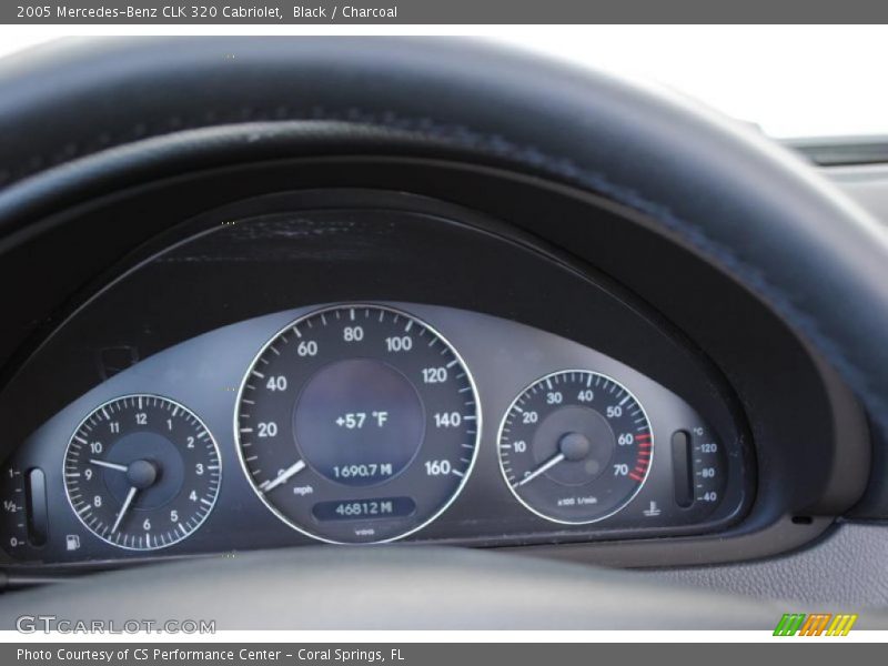 Black / Charcoal 2005 Mercedes-Benz CLK 320 Cabriolet
