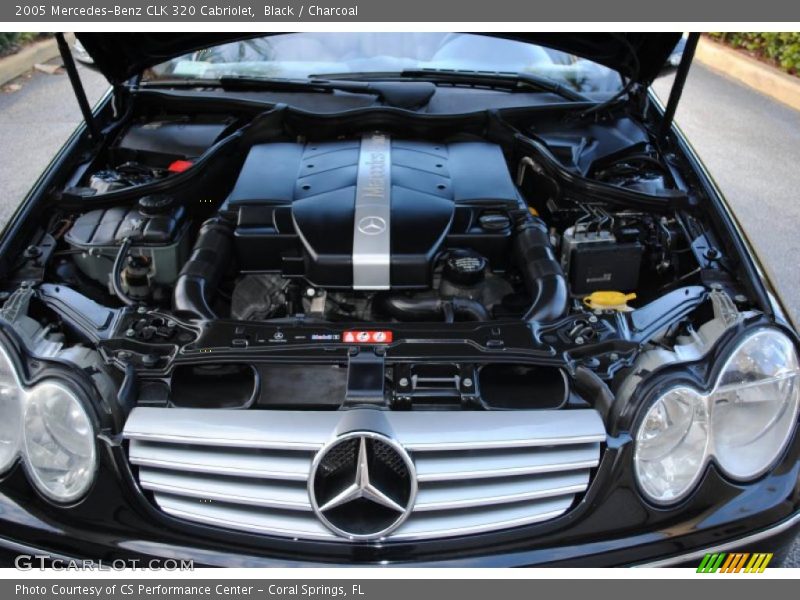 Black / Charcoal 2005 Mercedes-Benz CLK 320 Cabriolet