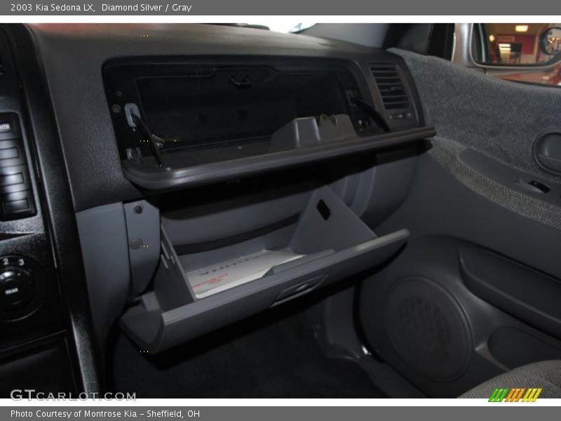 Diamond Silver / Gray 2003 Kia Sedona LX