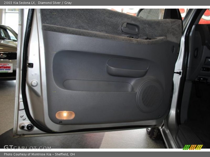 Diamond Silver / Gray 2003 Kia Sedona LX