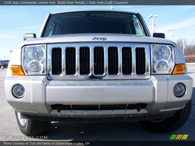 Bright Silver Metallic / Dark Khaki/Light Graystone 2008 Jeep Commander Limited 4x4