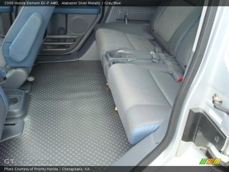 Alabaster Silver Metallic / Gray/Blue 2006 Honda Element EX-P AWD