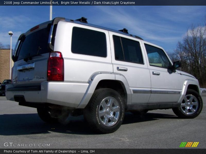 Bright Silver Metallic / Dark Khaki/Light Graystone 2008 Jeep Commander Limited 4x4