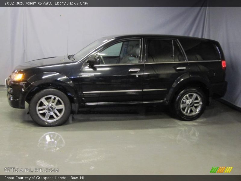 Ebony Black / Gray 2002 Isuzu Axiom XS AWD