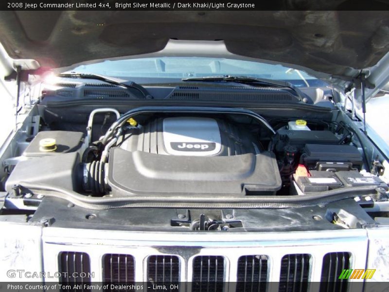 Bright Silver Metallic / Dark Khaki/Light Graystone 2008 Jeep Commander Limited 4x4