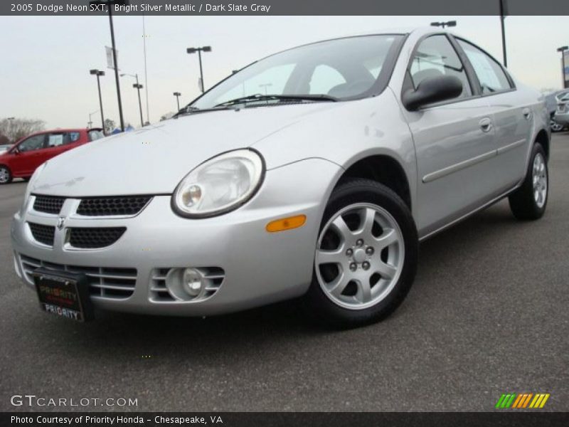 Bright Silver Metallic / Dark Slate Gray 2005 Dodge Neon SXT