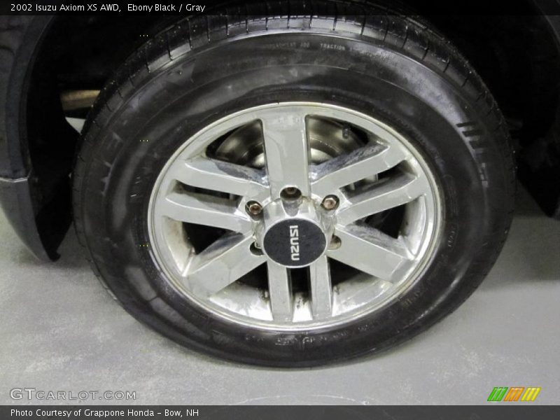 Ebony Black / Gray 2002 Isuzu Axiom XS AWD
