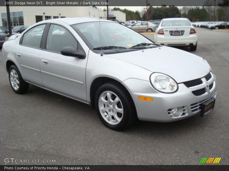 Bright Silver Metallic / Dark Slate Gray 2005 Dodge Neon SXT