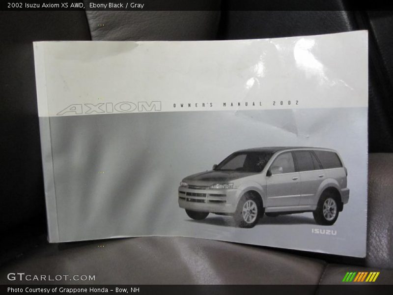 Ebony Black / Gray 2002 Isuzu Axiom XS AWD