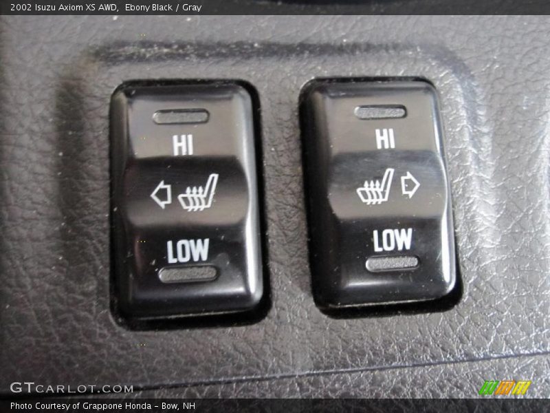 Ebony Black / Gray 2002 Isuzu Axiom XS AWD