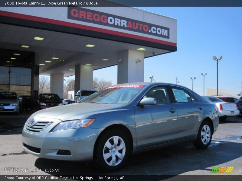 Aloe Green Metallic / Bisque 2008 Toyota Camry LE