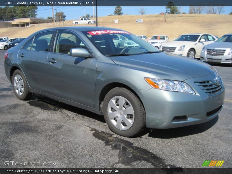 Aloe Green Metallic / Bisque 2008 Toyota Camry LE