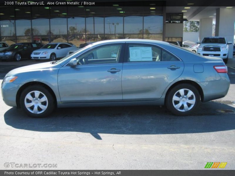 Aloe Green Metallic / Bisque 2008 Toyota Camry LE