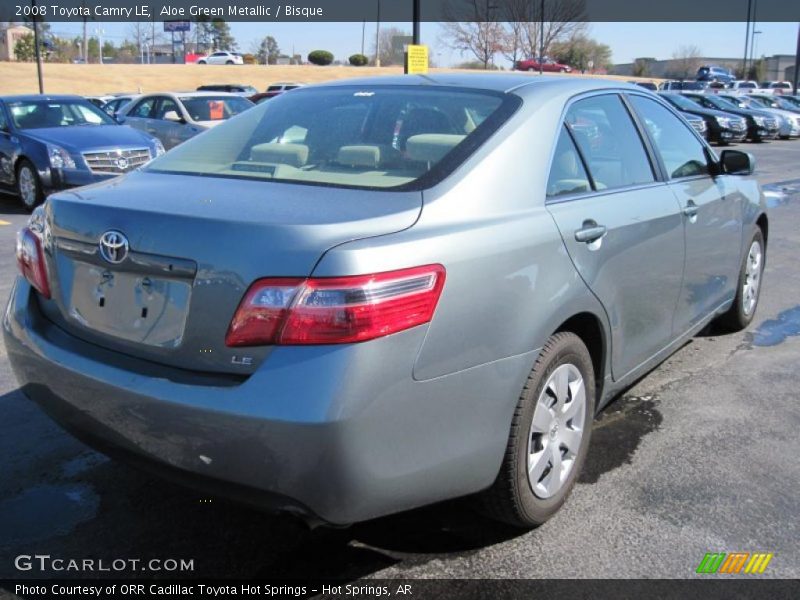 Aloe Green Metallic / Bisque 2008 Toyota Camry LE
