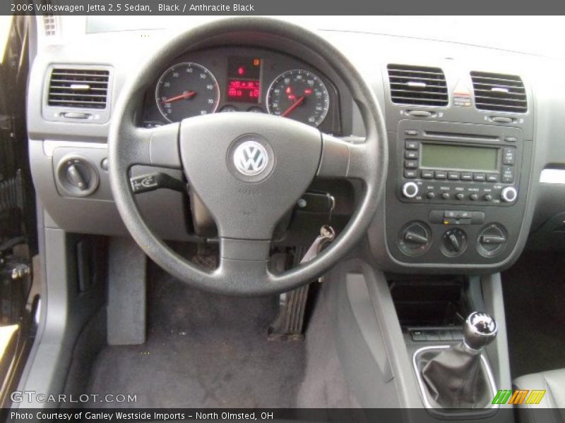 Black / Anthracite Black 2006 Volkswagen Jetta 2.5 Sedan
