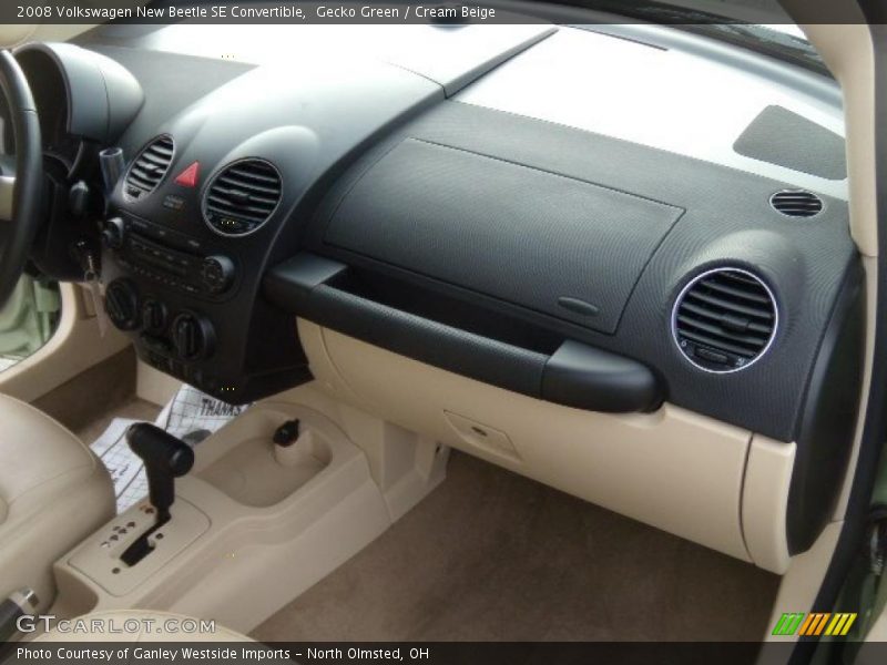 Gecko Green / Cream Beige 2008 Volkswagen New Beetle SE Convertible