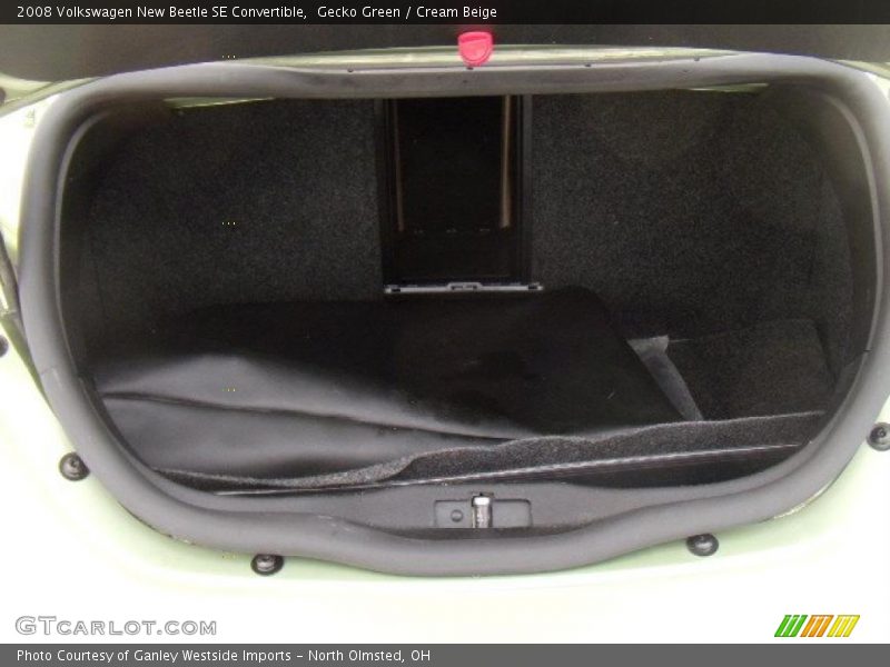 Gecko Green / Cream Beige 2008 Volkswagen New Beetle SE Convertible