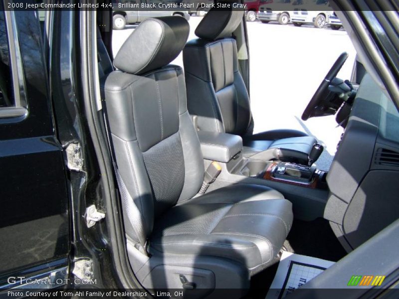 Brilliant Black Crystal Pearl / Dark Slate Gray 2008 Jeep Commander Limited 4x4