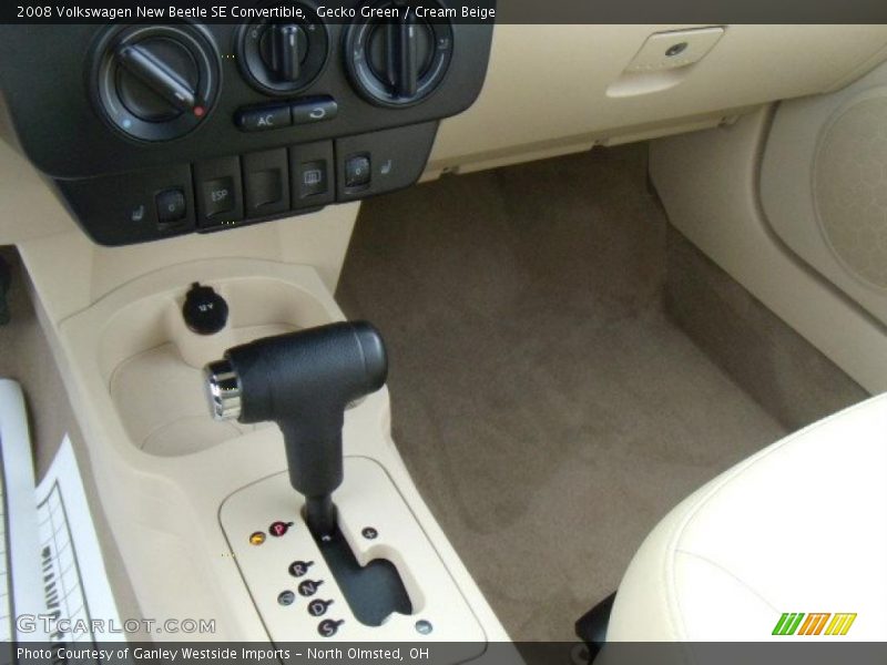 Gecko Green / Cream Beige 2008 Volkswagen New Beetle SE Convertible