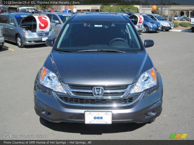 Polished Metal Metallic / Black 2010 Honda CR-V EX