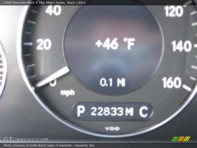 Black / Black 2008 Mercedes-Benz E 350 4Matic Sedan