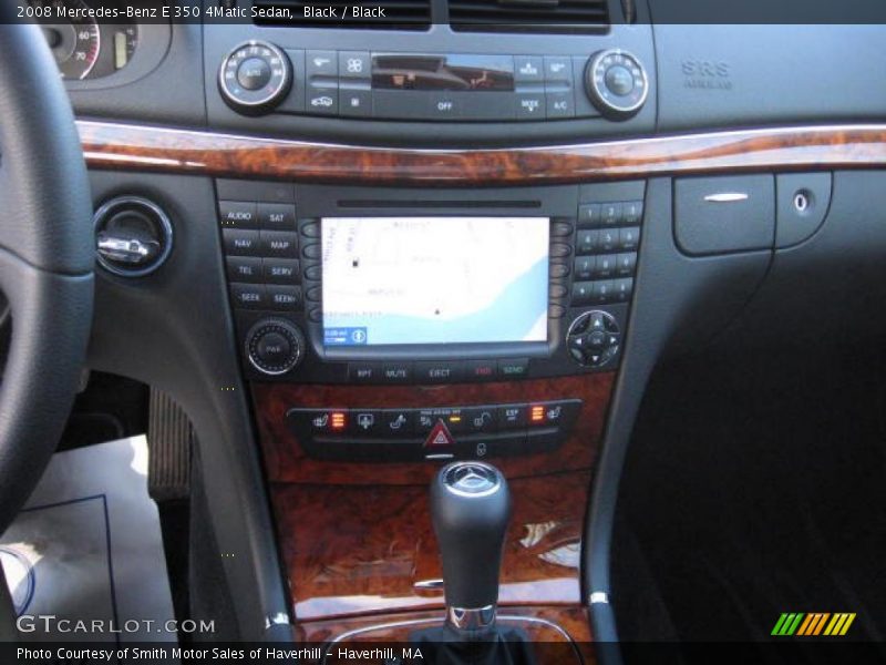 Black / Black 2008 Mercedes-Benz E 350 4Matic Sedan