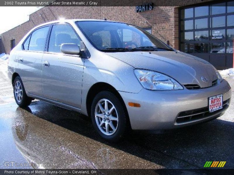 Silver Strata Metallic / Gray 2002 Toyota Prius Hybrid