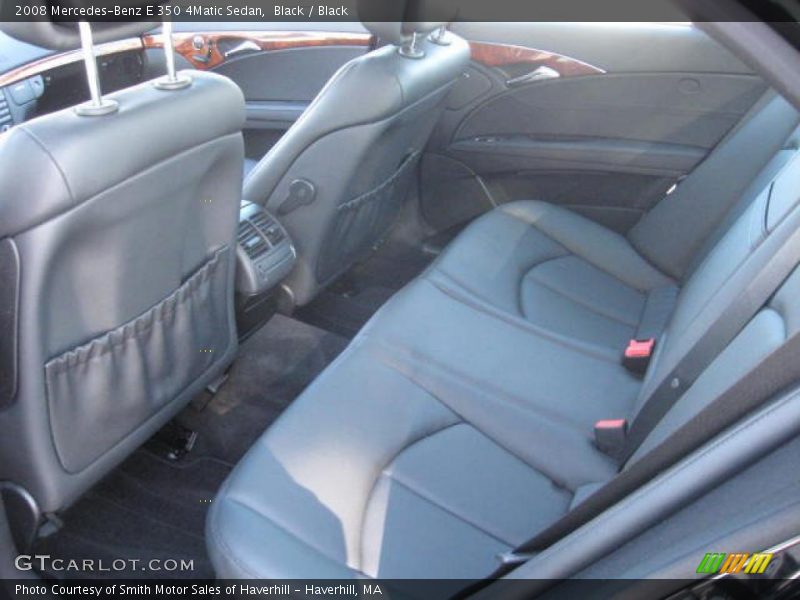 Black / Black 2008 Mercedes-Benz E 350 4Matic Sedan
