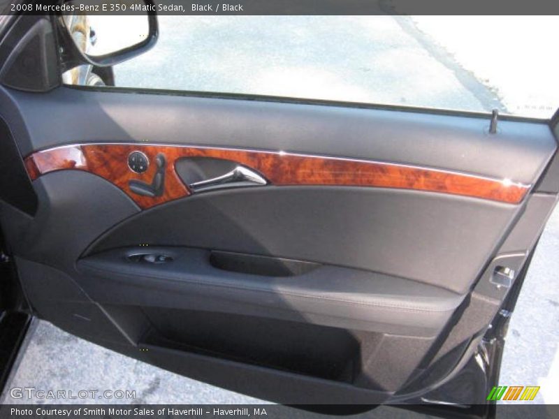 Black / Black 2008 Mercedes-Benz E 350 4Matic Sedan