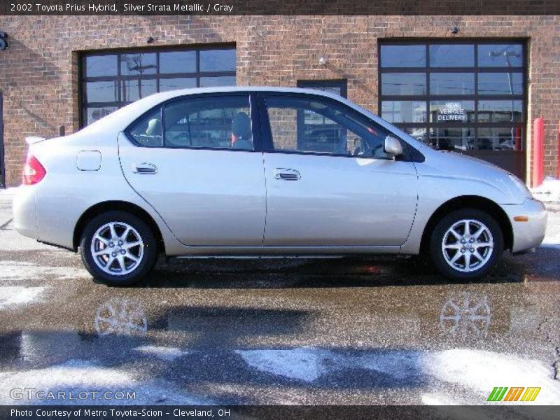 Silver Strata Metallic / Gray 2002 Toyota Prius Hybrid