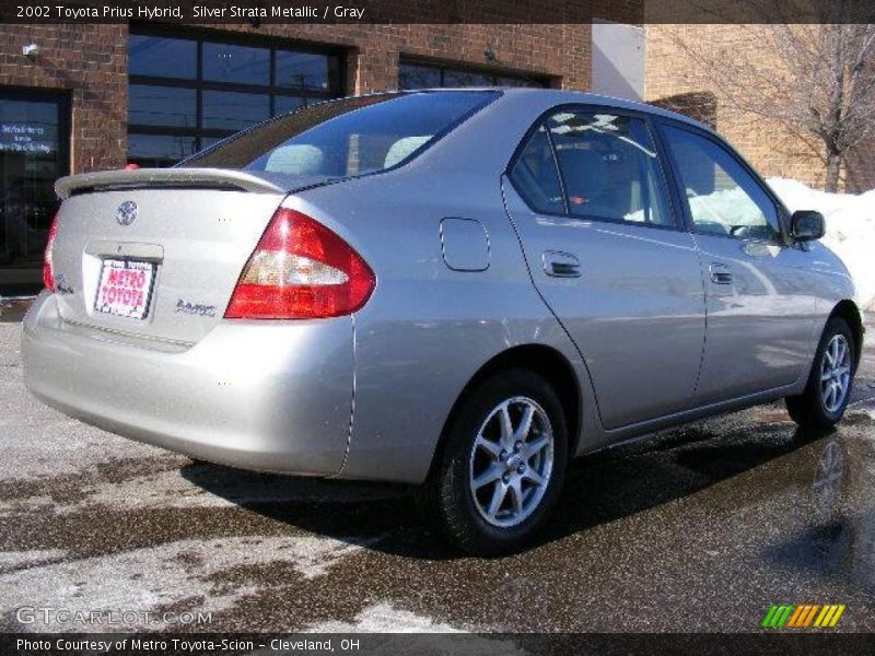 Silver Strata Metallic / Gray 2002 Toyota Prius Hybrid