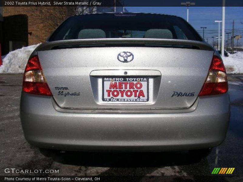 Silver Strata Metallic / Gray 2002 Toyota Prius Hybrid