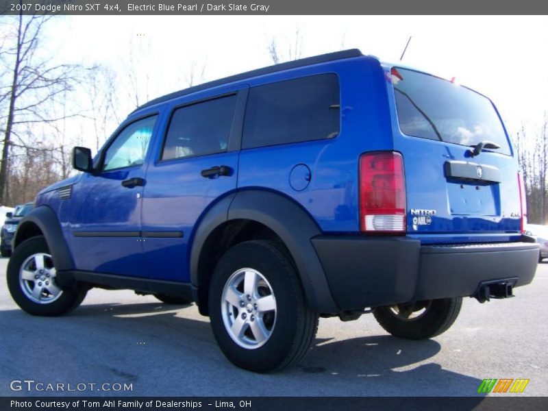 Electric Blue Pearl / Dark Slate Gray 2007 Dodge Nitro SXT 4x4